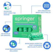 Load image into Gallery viewer, Dog Poop Bags - 20 Rolls (300 Bags)