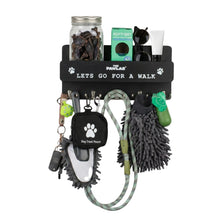 Load image into Gallery viewer, PawLab Dog Lead Wall Hanger With Storage Shelf