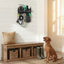 Load image into Gallery viewer, PawLab Dog Lead Wall Hanger With Storage Shelf
