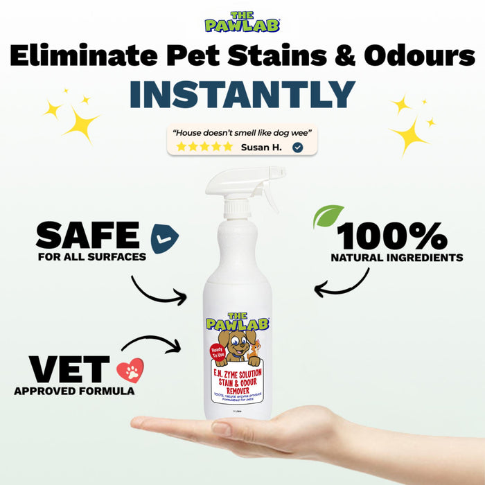 PawLab 1L Enzyme Urine Stain & Odour Remover