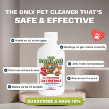 Load image into Gallery viewer, PawLab 300ml Enzyme Urine Stain &amp; Odour Remover Concentrate (Makes 6L)