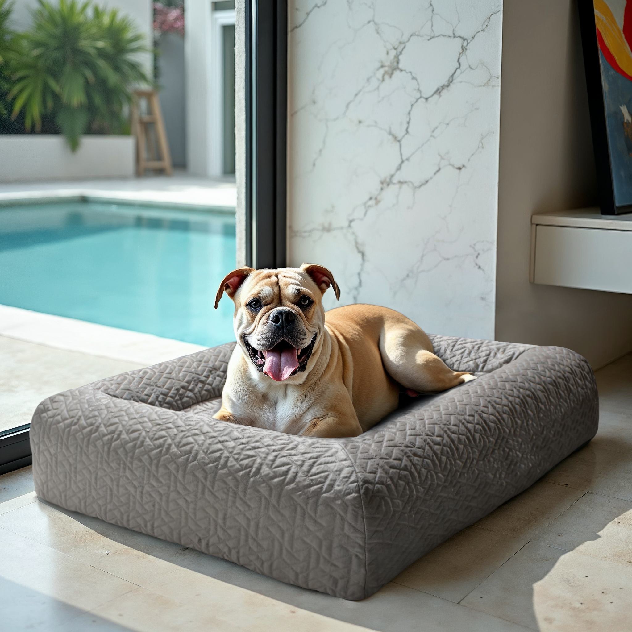 PawLab SeasonSmart™ Orthopaedic Memory Foam Dog Bed
