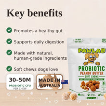 Load image into Gallery viewer, PawLab Probiotic Peanut Butter Soft Chews