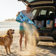 Load image into Gallery viewer, PawLab Sand-Free Dog Beach Towel &amp; Bag