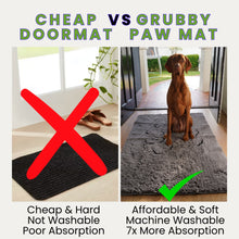 Load image into Gallery viewer, PawLab GrubbyPaw Doormat - Traps Dirt Instantly (Ultra Absorbent Microfibre Chenille)