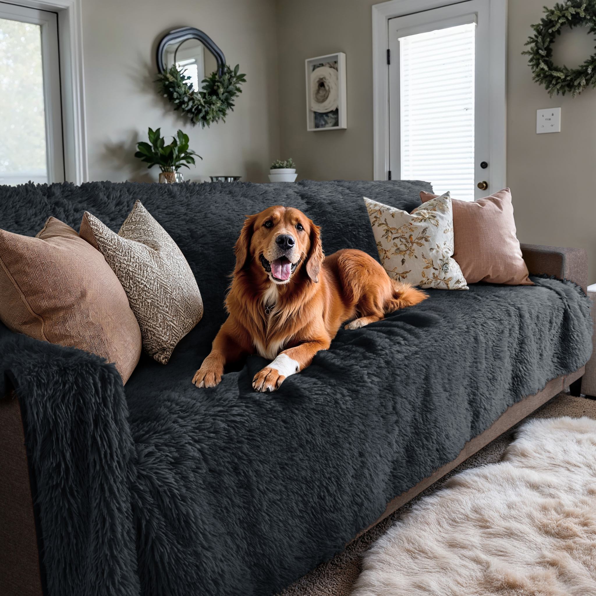 PawLab GrubbyPaw Throw Blanket