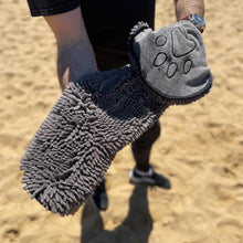 Load image into Gallery viewer, PawLab GrubbyPaw Shammy Towel - Dries Your Pooch Instantly (Ultra Absorbent Microfibre Chenille)